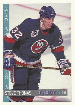 #395 Steve Thomas - New York Islanders - 1992-93 O-Pee-Chee Hockey