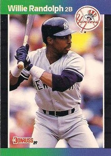#395 Willie Randolph - New York Yankees - 1989 Donruss Baseball