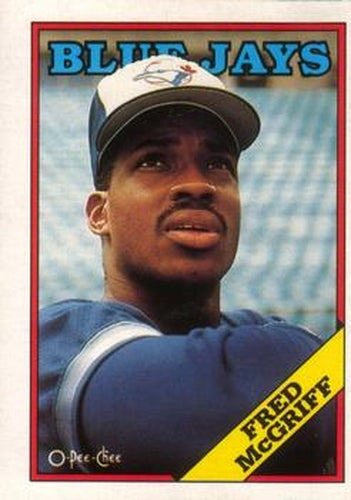 #395 Fred McGriff - Toronto Blue Jays - 1988 O-Pee-Chee Baseball