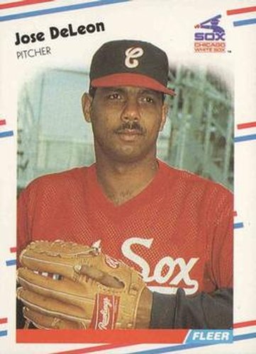 #395 Jose DeLeon - Chicago White Sox - 1988 Fleer Baseball