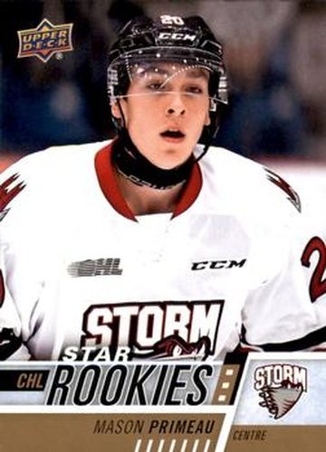 #395 Mason Primeau - Guelph Storm - 2017-18 Upper Deck CHL Hockey