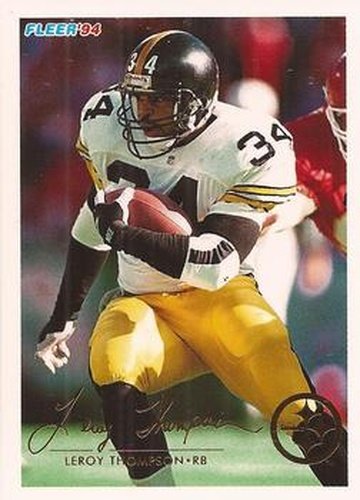 #395 Leroy Thompson - Pittsburgh Steelers - 1994 Fleer Football