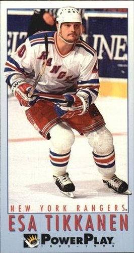 #395 Esa Tikkanen - New York Rangers - 1993-94 Fleer PowerPlay Hockey