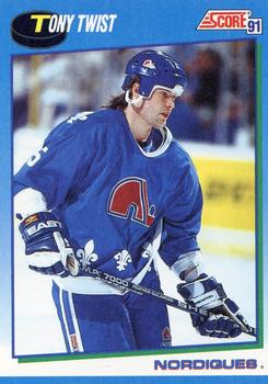 #396 Tony Twist - Quebec Nordiques - 1991-92 Score Canadian Hockey
