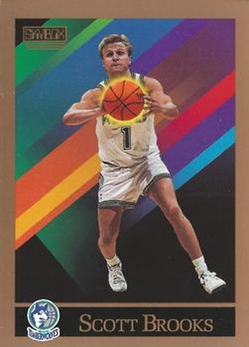#396 Scott Brooks - Minnesota Timberwolves - 1990-91 SkyBox Basketball