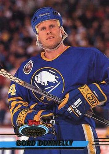 #396 Gord Donnelly - Buffalo Sabres - 1993-94 Stadium Club Hockey