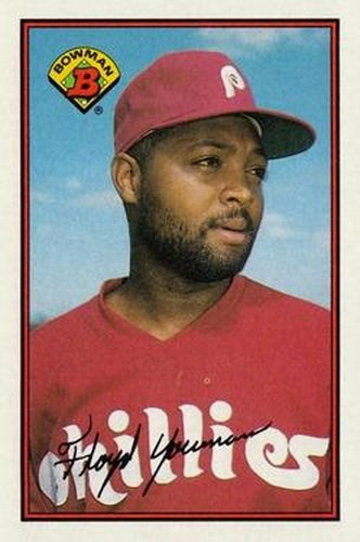 #396 Floyd Youmans - Philadelphia Phillies - 1989 Bowman Baseball