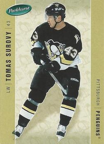 #396 Tomas Surovy - Pittsburgh Penguins - 2005-06 Parkhurst Hockey