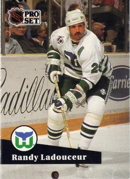 #396 Randy Ladouceur - 1991-92 Pro Set Hockey