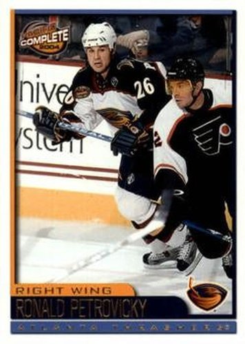 #396 Ronald Petrovicky - Atlanta Thrashers - 2003-04 Pacific Complete Hockey