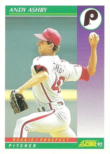 #396 Andy Ashby - Philadelphia Phillies - 1992 Score Baseball