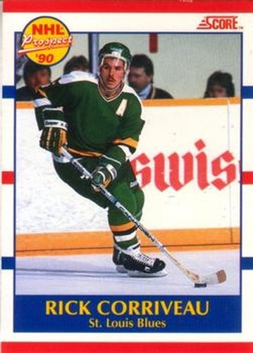 #396 Rick Corriveau - St. Louis Blues - 1990-91 Score Canadian Hockey