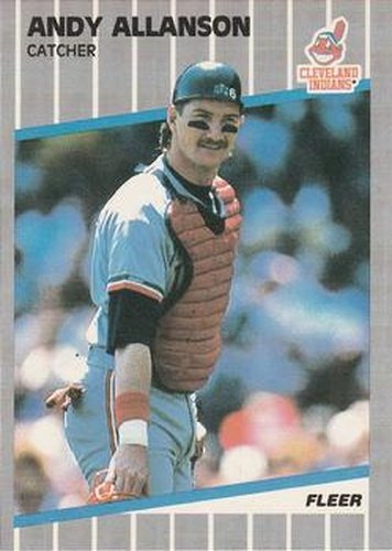#396 Andy Allanson - Cleveland Indians - 1989 Fleer Baseball