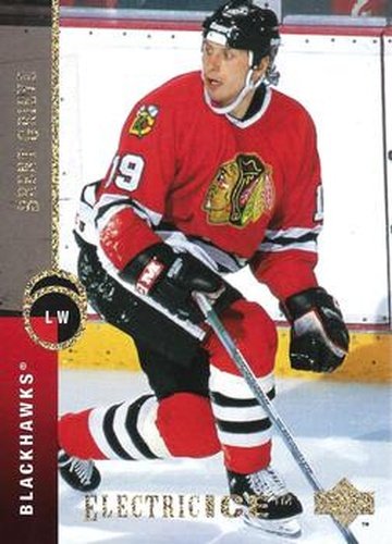#396 Brent Grieve - Chicago Blackhawks - 1994-95 Upper Deck Hockey - Electric Ice