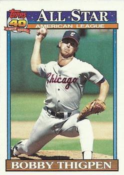 #396 Bobby Thigpen - Chicago White Sox - 1991 Topps Baseball