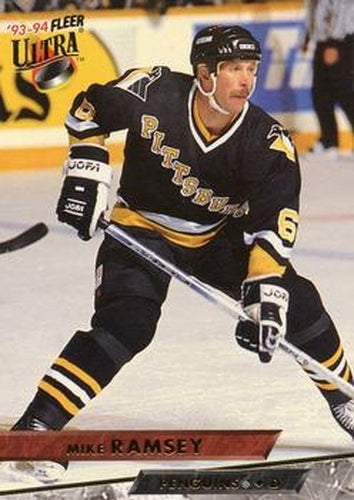 #396 Mike Ramsey - Pittsburgh Penguins - 1993-94 Ultra Hockey