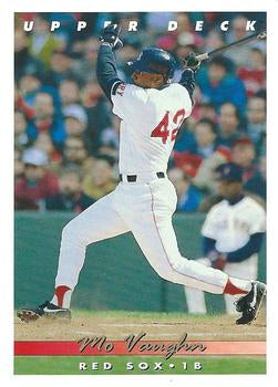 #396 Mo Vaughn - Boston Red Sox - 1993 Upper Deck Baseball