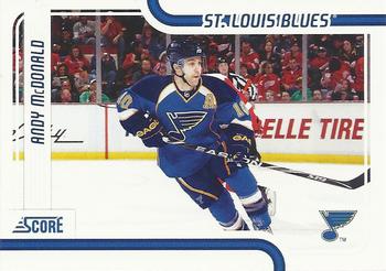 #396 Andy McDonald - St. Louis Blues - 2011-12 Score Hockey