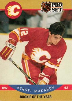 #396 Sergei Makarov - Calgary Flames - 1990-91 Pro Set Hockey