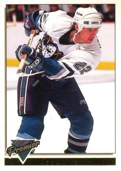 #396 Shaun Van Allen - Anaheim Mighty Ducks - 1993-94 O-Pee-Chee Premier Hockey - Gold