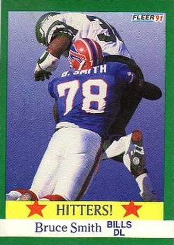 #396 Bruce Smith - Buffalo Bills - 1991 Fleer Football