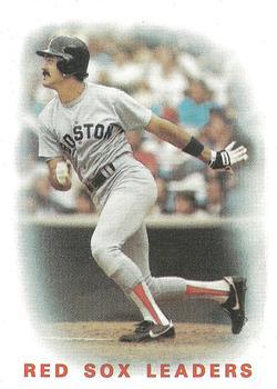 #396 Red Sox Leaders - Boston Red Sox - 1986 Topps Baseball