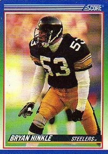 #396 Bryan Hinkle - Pittsburgh Steelers - 1990 Score Football