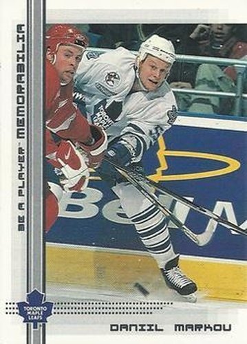 #396 Daniil Markov - Toronto Maple Leafs - 2000-01 Be a Player Memorabilia Hockey