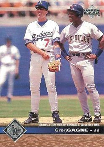 #396 Greg Gagne - Los Angeles Dodgers - 1997 Upper Deck Baseball