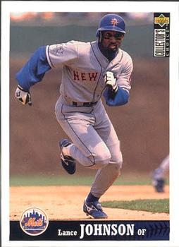 #396 Lance Johnson - New York Mets - 1997 Collector's Choice Baseball
