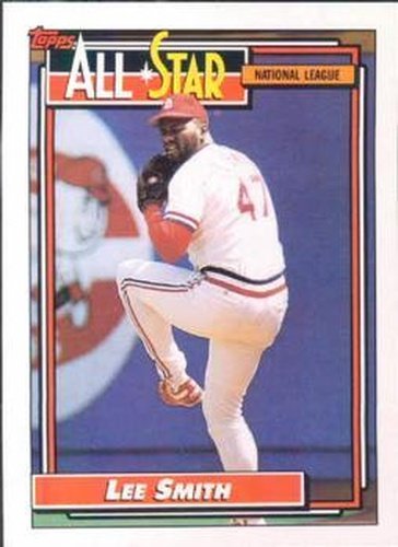 #396 Lee Smith - St. Louis Cardinals - 1992 Topps Baseball