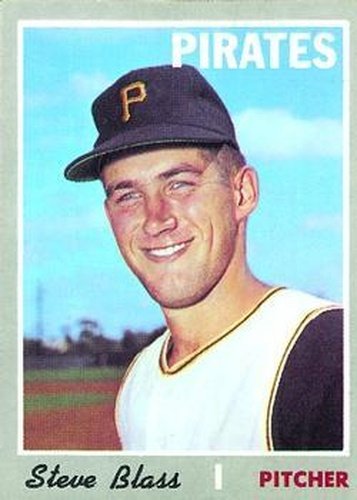 #396 Steve Blass - Pittsburgh Pirates - 1970 Topps Baseball