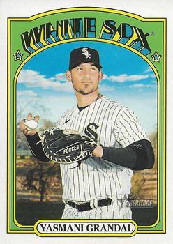 #396 Yasmani Grandal - Chicago White Sox - 2021 Topps Heritage Baseball
