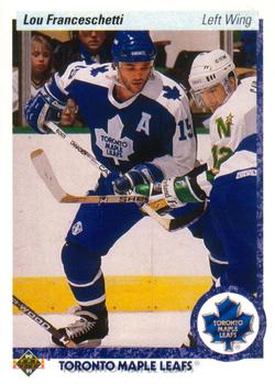 #396 Lou Franceschetti - Toronto Maple Leafs - 1990-91 Upper Deck Hockey