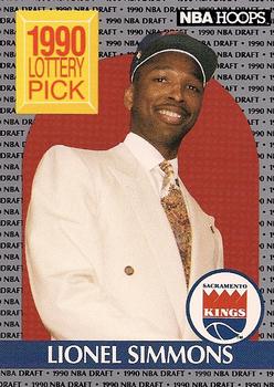 #396 Lionel Simmons - Sacramento Kings - 1990-91 Hoops Basketball