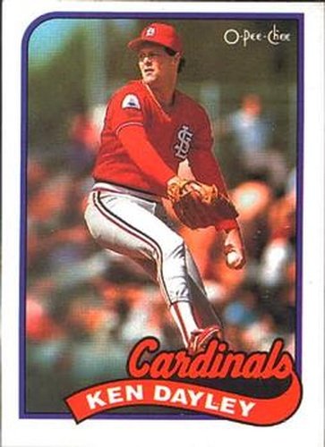 #396 Ken Dayley - St. Louis Cardinals - 1989 O-Pee-Chee Baseball