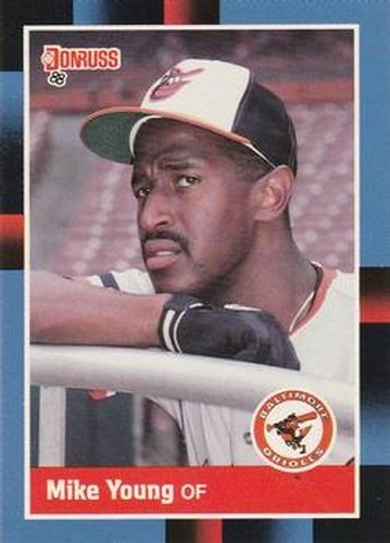 #396 Mike Young - Baltimore Orioles - 1988 Donruss Baseball