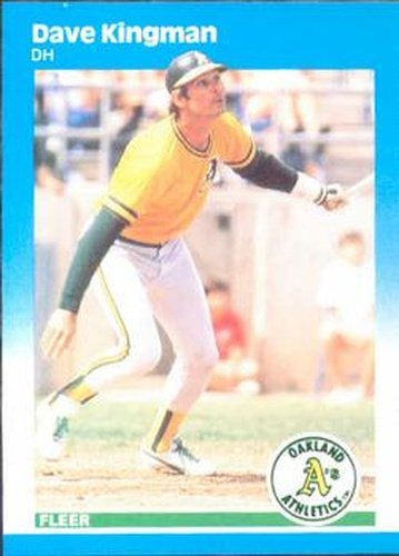 #396 Dave Kingman - Oakland Athletics - 1987 Fleer Baseball