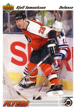#396 Kjell Samuelsson - Philadelphia Flyers - 1991-92 Upper Deck Hockey