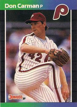 #396 Don Carman - Philadelphia Phillies - 1989 Donruss Baseball