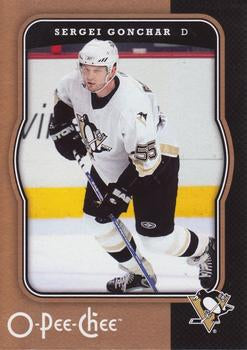 #396 Sergei Gonchar - Pittsburgh Penguins - 2007-08 O-Pee-Chee Hockey