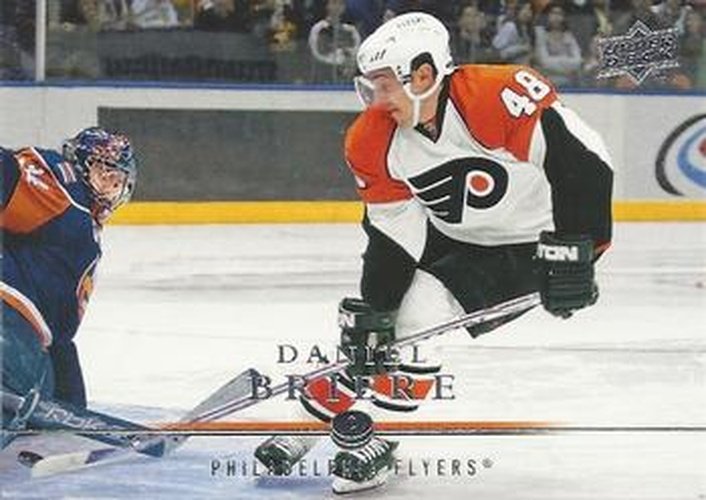 #396 Daniel Briere - Philadelphia Flyers - 2008-09 Upper Deck Hockey