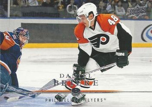 #396 Daniel Briere - Philadelphia Flyers - 2008-09 Upper Deck Hockey