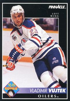 #396 Vladimir Vujtek - Edmonton Oilers - 1992-93 Pinnacle Canadian Hockey