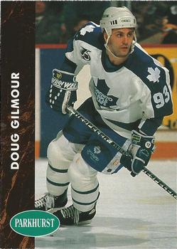 #396 Doug Gilmour - Toronto Maple Leafs - 1991-92 Parkhurst Hockey