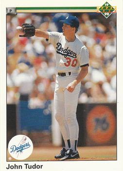 #396 John Tudor - Los Angeles Dodgers - 1990 Upper Deck Baseball