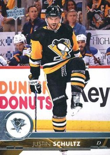 #396 Justin Schultz - Pittsburgh Penguins - 2017-18 Upper Deck Hockey