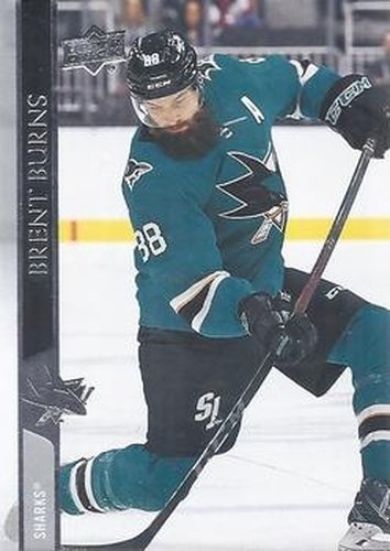 #396 Brent Burns - San Jose Sharks - 2020-21 Upper Deck Hockey