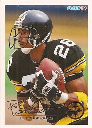 #396 Rod Woodson - Pittsburgh Steelers - 1994 Fleer Football