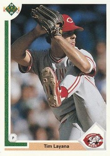 #396 Tim Layana - Cincinnati Reds - 1991 Upper Deck Baseball